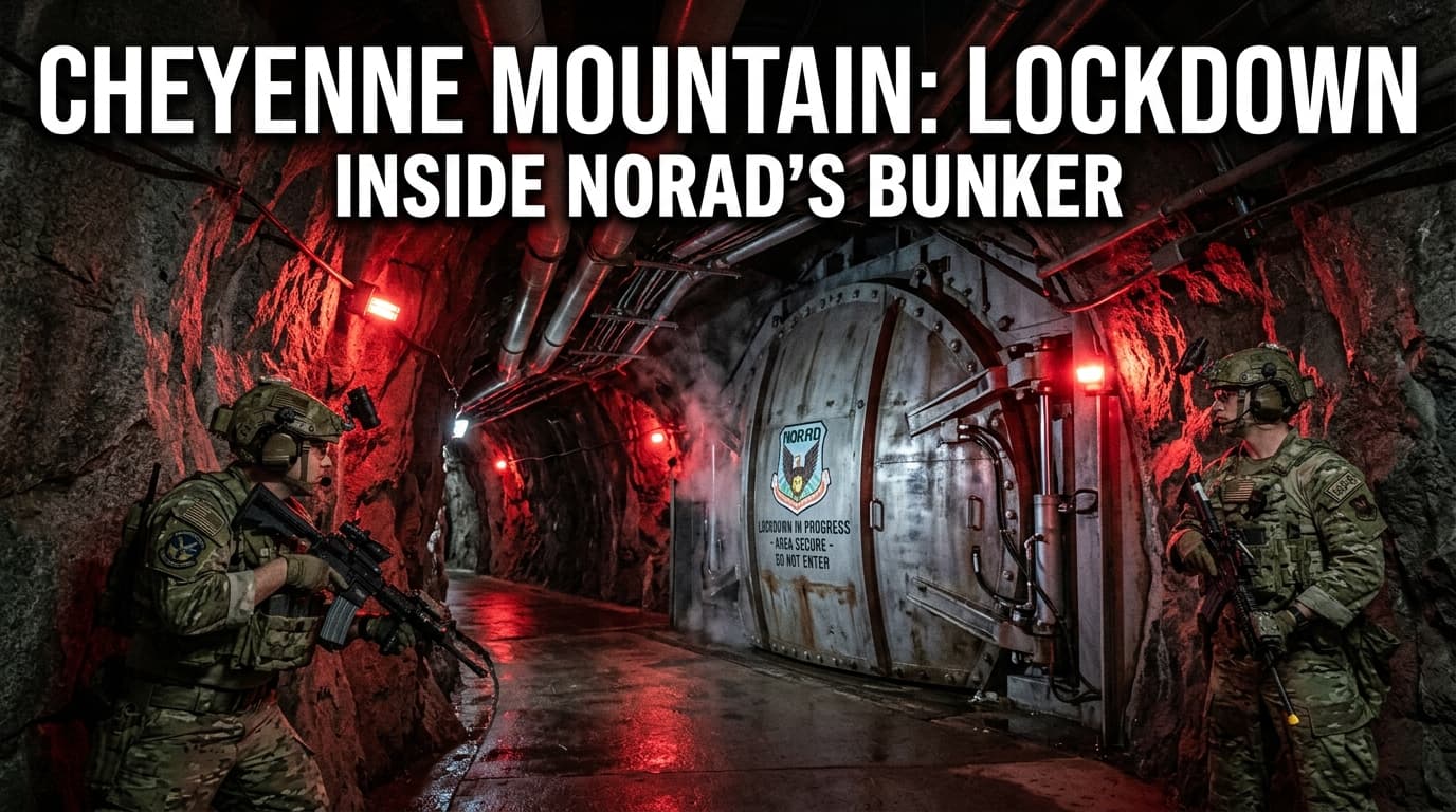 Cheyenne mountain subterranean blast doors